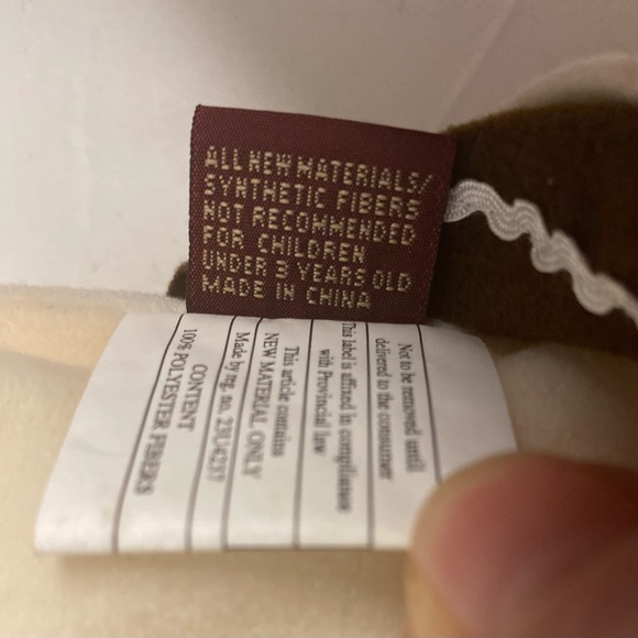 Pacifix Gingerbread Girl Plush NWT Christmas Decorative Plaid Bow Gift Tag - Picture 8 of 10